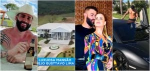 Milionário, o marido de Andressa Suita, Gusttavo Lima, ostenta vida de luxo (Reprodução)