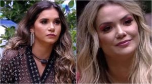 Gizelly e Marcela tiveram grande aproximação no BBB20. (Foto: Montagem/Reprodução)