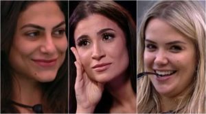 Bianca Andrade diz que ficaria com Mari Gonzalez e Marcela no BBB20. (Foto: Montagem/Reprodução)