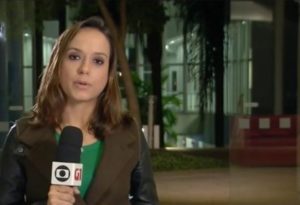 Patrícia Falcoski pediu desculpas ao vivo por erro durante o Jornal da Globo (Foto: Reprodução)