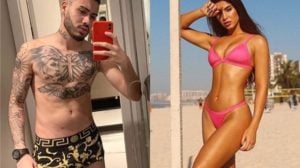 Kevinho e Gabriela Versani arrancam suspiros em publicação sensual (Montagem: TV Foco)