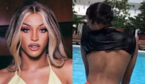 Pabllo Vittar deixou o seu bumbum avantajado à mostra (Foto: Montagem/TV Foco)