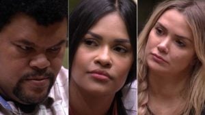 Babu, Flayslane e Marcela estão no Paredão do BBB20 (Foto: Montagem)