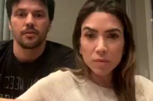 Patrícia Abravanel surgiu em live com o marido e falou de solteirice (Foto: Reprodução)