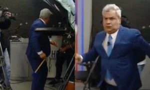 Imagem do post Funcionário atinge Sikêra Jr, apresentador se irrita e parte para cima dele ao vivo: “Eu não estou de brincadeira”