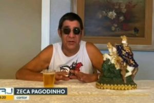 Imagem do post Zeca Pagodinho surge tomando cerveja às oito da manhã na Globo e surpreende apresentador: “O que tinha na mão dele?”