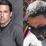 Ben Affleck dá seu jeitinho para conseguir fumar um cigarro mesmo usando máscara de proteção (Foto: Reprodução)