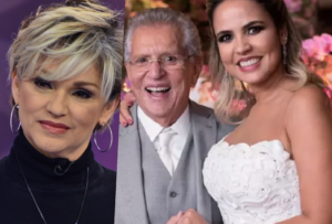 Esposa de Carlos Alberto, Renata Domingues andou recebendo ataques brutais; Andréa de Nóbrega negou envolvimento (Foto montagem: TV Foco)