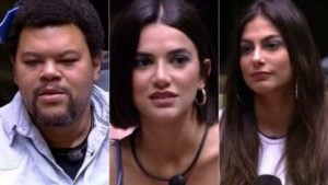 Babu, Manu e Mari disputaram o décimo sexto paredão do BBB  (Foto: Montagem)