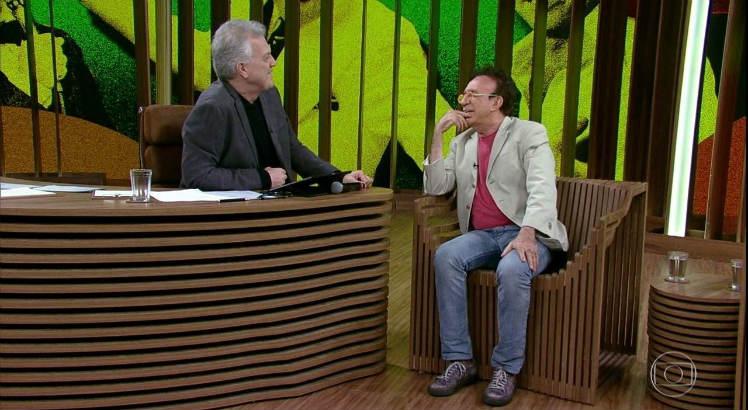 Moacyr Franco no programa Conversa com Bial na Globo (Imagem: Globo)