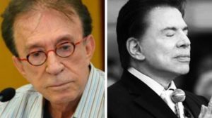 Moacyr Franco recebe notícia da morte de Silvio Santos e faz música (Montagem: TV Foco)