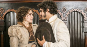 Leopoldina e Pedro em Novo Mundo, novela da Globo - Foto: Reprodução