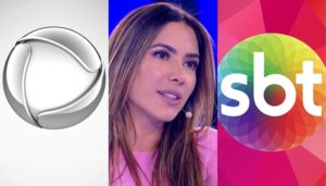 Patricia Abravanel falou sobre fracasso da Record e comemorou boa fase do SBT na audiência (Foto: Reprodução/SBT/Record/Montagem TV Foco)