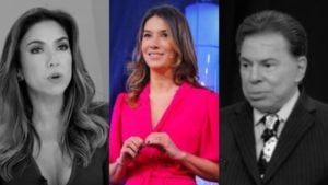 Patrícia Abravanel, Rebeca Abravanel e Silvio Santos (Foto: Divulgação/SBT)