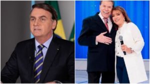 Íris Abravanel, mulher de Silvio Santos, aparece em live com Bolsonaro e SBT transmite (Foto: Reprodução)