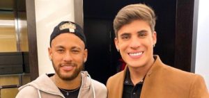 Neymar e Tiago Ramos tem uma boa relação (Foto: Reprodução)