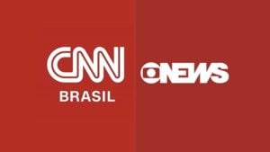 CNN Brasil perde para GloboNews na audiência por grande vantagem (Foto: Reprodução/Montagem)