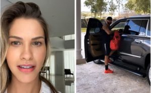 Andressa Suíta pegou Gusttavo Lima tentando sair de casa escondido (Foto: Montagem/TV Foco)