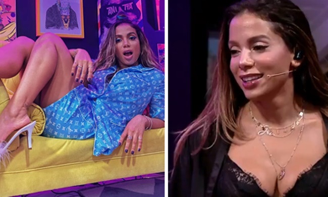 Anitta fala sobre sexo em programa da Multishow (Foto: Montage)