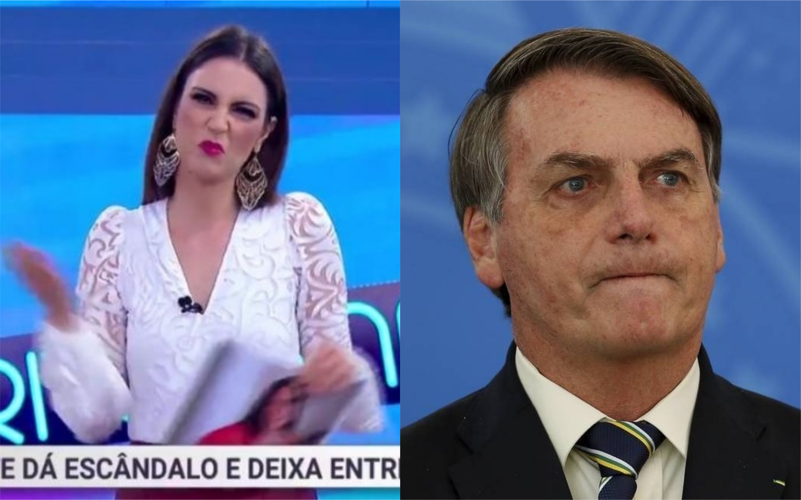 Chris Flores foi atacada por apoiadores de Bolsonaro (Foto: Divulgação / TV Foco)