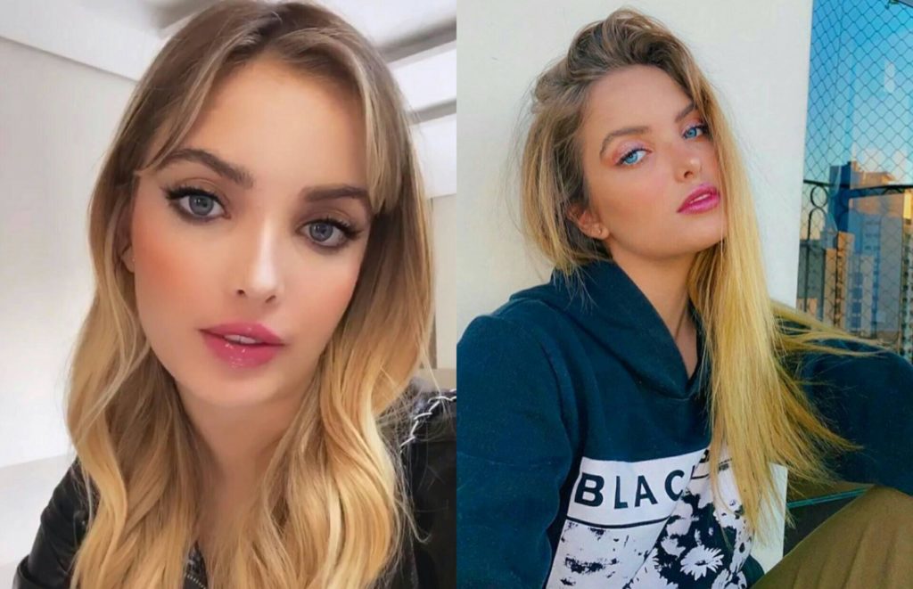 Giovanna Chaves grava vídeo rebatendo críticas após quebrar quarentena em salão de beleza (Foto: Reprodução)