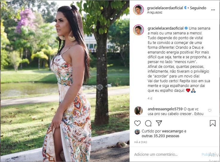 Graciele Lacerda (Foto: Reprodução)