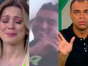 Renata Fan, Dudu e Denilson no Jogo Aberto (Foto: TV Foco)