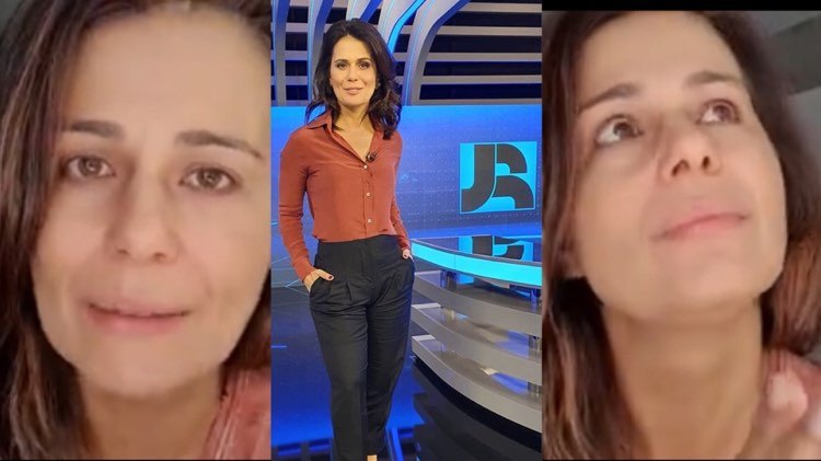 Adriana Araújo da Record, faz vídeo revelador no Instagram, onde fala de angústia (montagem: TV Foco)