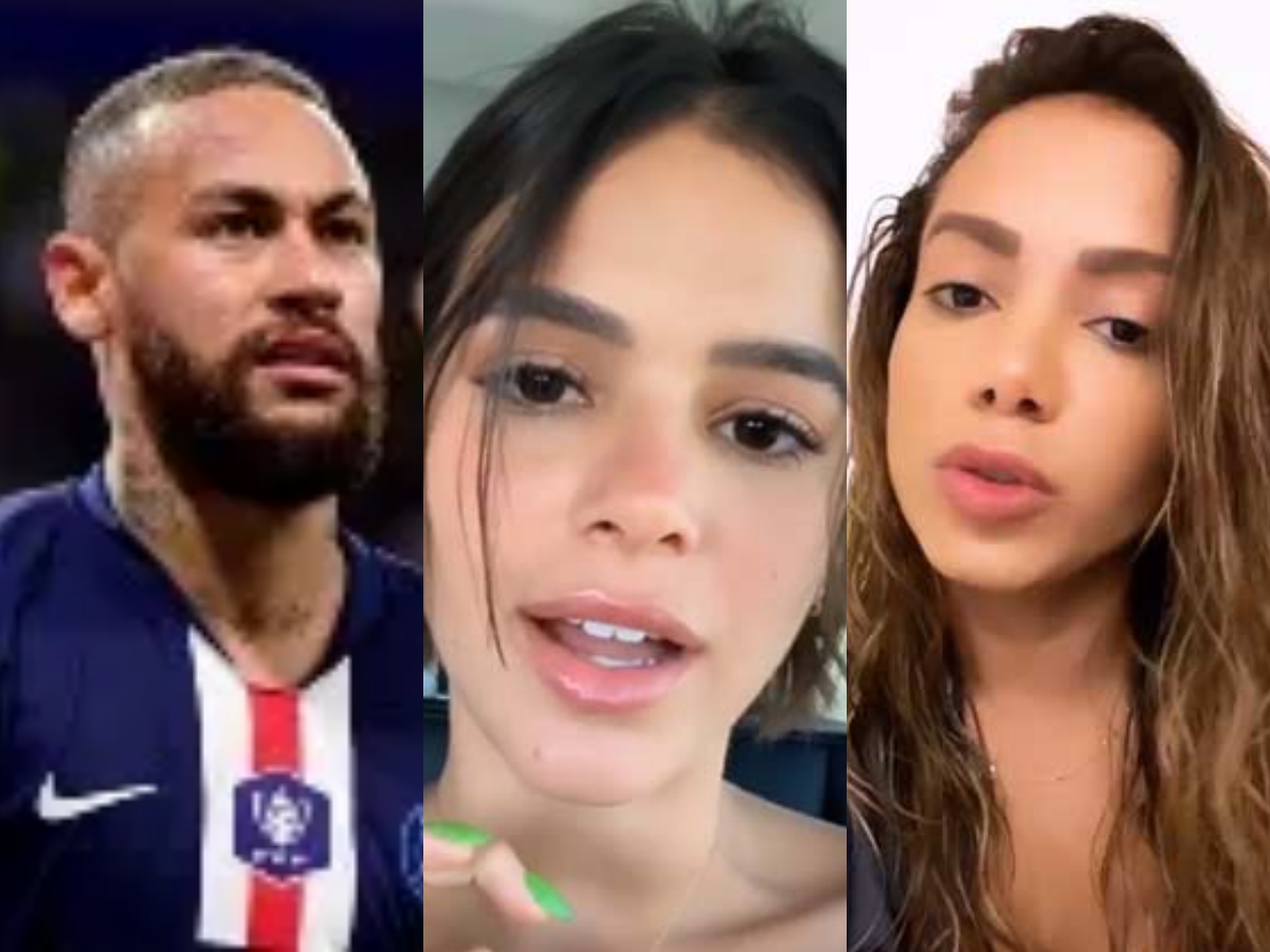 Bruna Marquezine é envolvida em polêmica com Anitta, Neymar e Leo Dias (Foto: Reprodução/Montagem TV Foco)