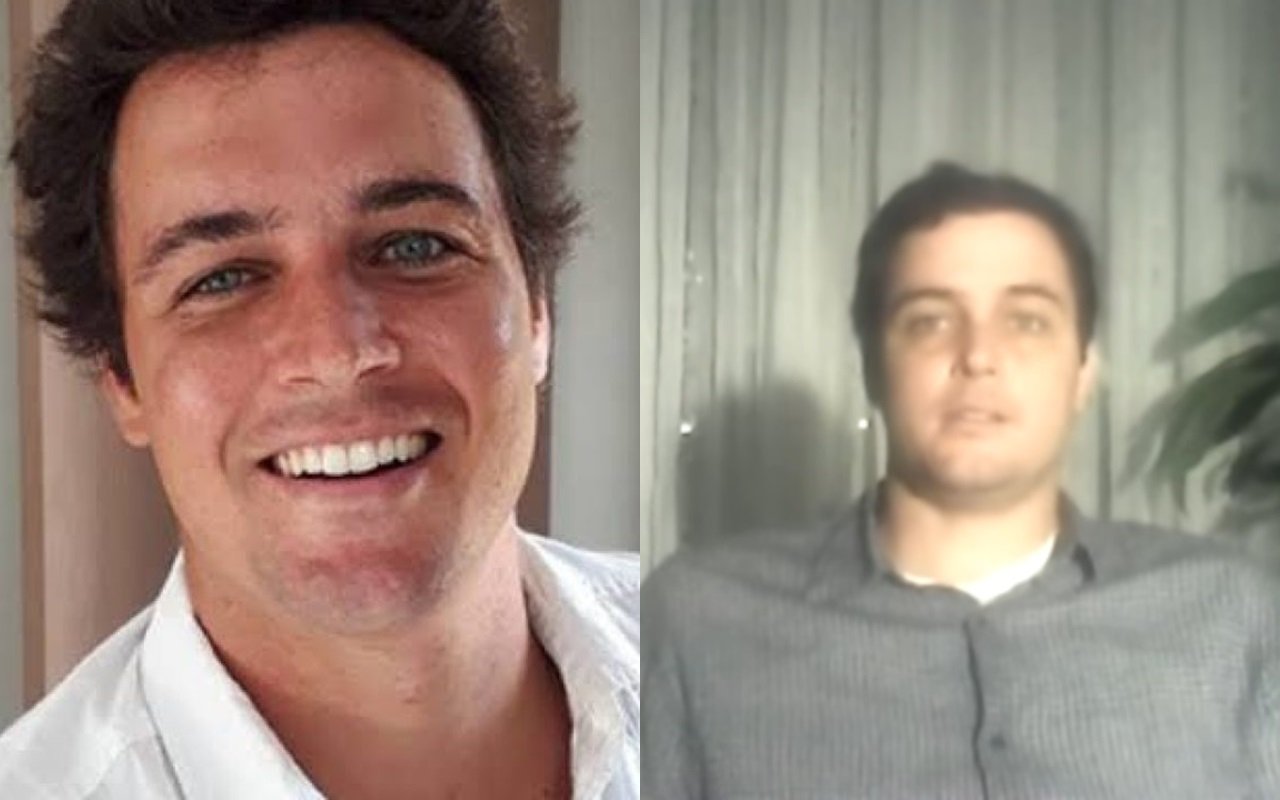 Felipe Dylon apareceu irreconhecível e elogiou a pegada de Bolsonaro (Foto: reprodução)