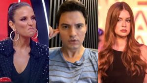 Felipe Neto detonou Ivete Sangalo e Marina Ruy Barbosa (Foto: Reprodução/Instagram/TV Globo)