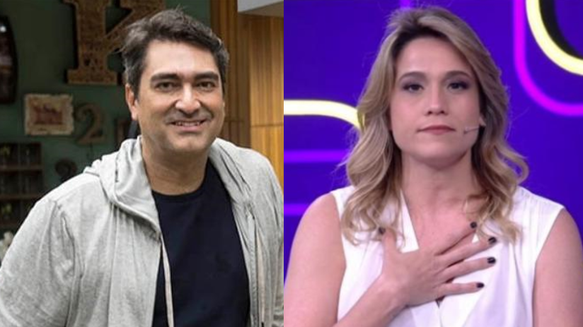 Fernanda Gentil é escala para ficar no lugar de Zeca Camargo no É de Casa (Foto: Montagem)