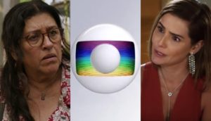 Regina Casé (Lurdes) em Amor de Mãe e Deborah Secco (Alexia) em Salve-se Quem Puder; novelas não devem voltar em 2020 (Foto: Reprodução/Globo)