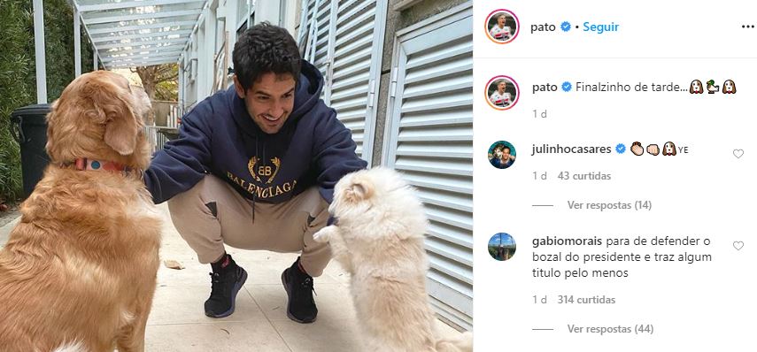 Pato foi detonado por internauta (Foto: Reprodução/Instagram)