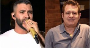 Gusttavo Lima expõe o amigo Marrone e falou de chifres (Foto: Reprodução/ Montagem/ TV Foco)