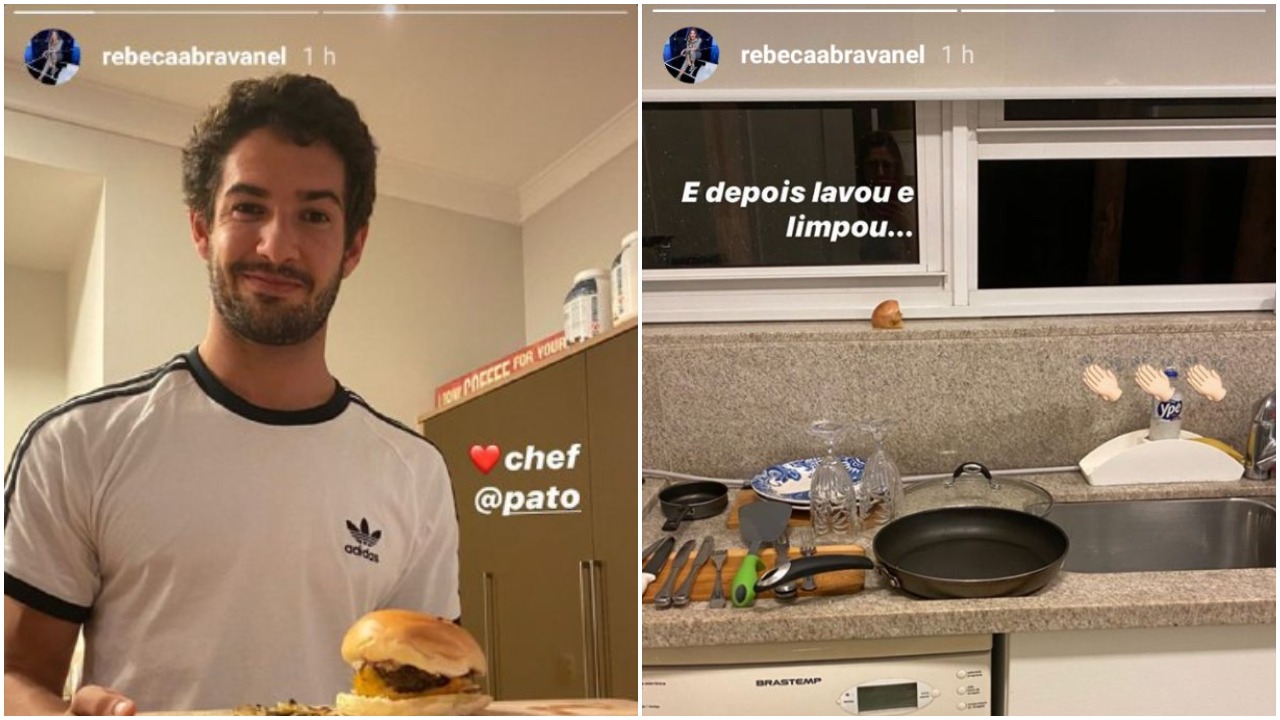 Pato foi exposto por Rebeca Abravanel (Foto: Reprodução/ Instagram)