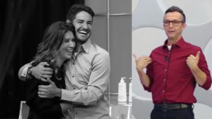 Pato, casado com Rebeca Abravanel, foi humilhado por Neto (Foto: Reprodução/SBT/Band)