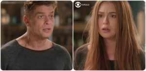 Arthur e Eliza de Totalmente Demais (Foto: Montagem/TV Foco)