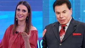 Chris Flores no comando do Triturando, aposta de Silvio Santos que fez audiência afundar (Foto: Reprodução/SBT)