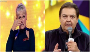 Xuxa teve participação tímida no Faustão - Foto: Reprodução