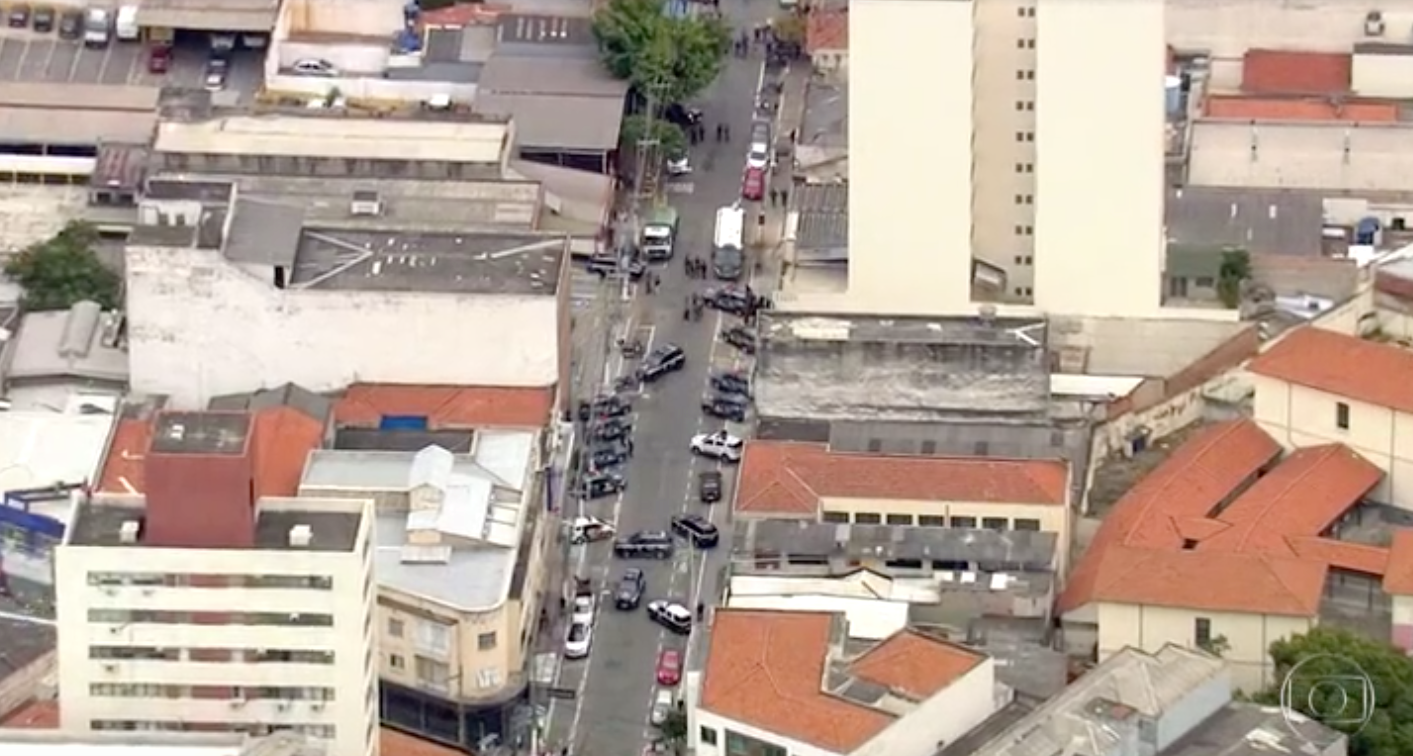 Boletim do SP2 entregou assalto em São Paulo (Foto: Reprodução/TV Globo)