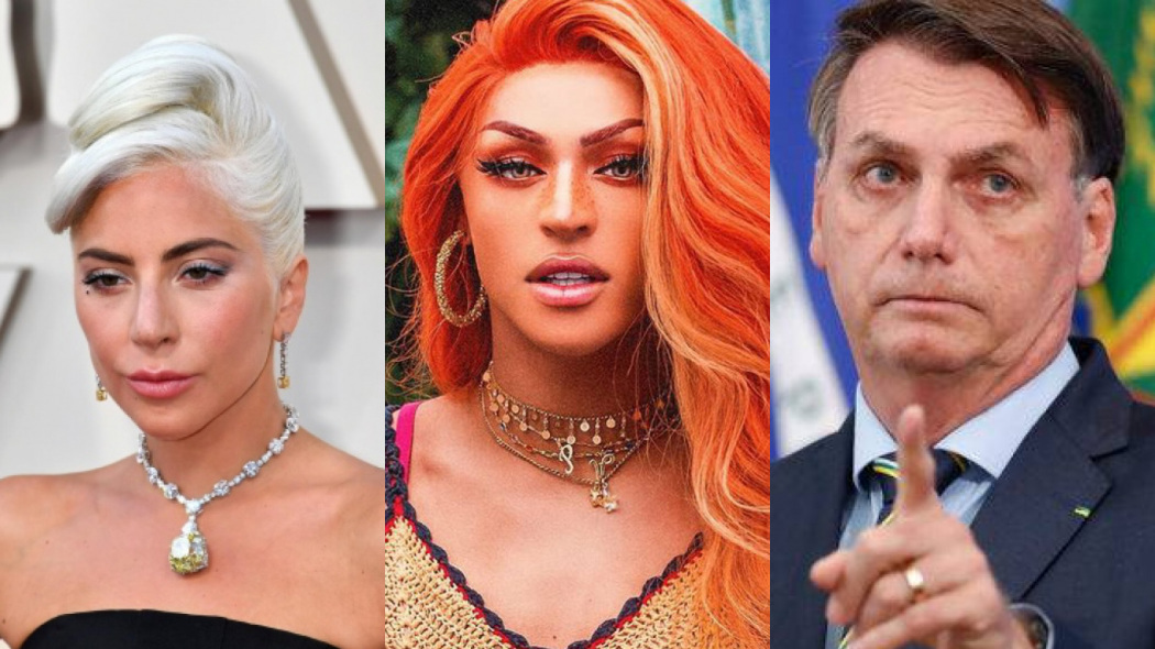 Lady gaga e Pabllo Vittar se unem em luta contra Bolsonaro (Foto: Reprodução)