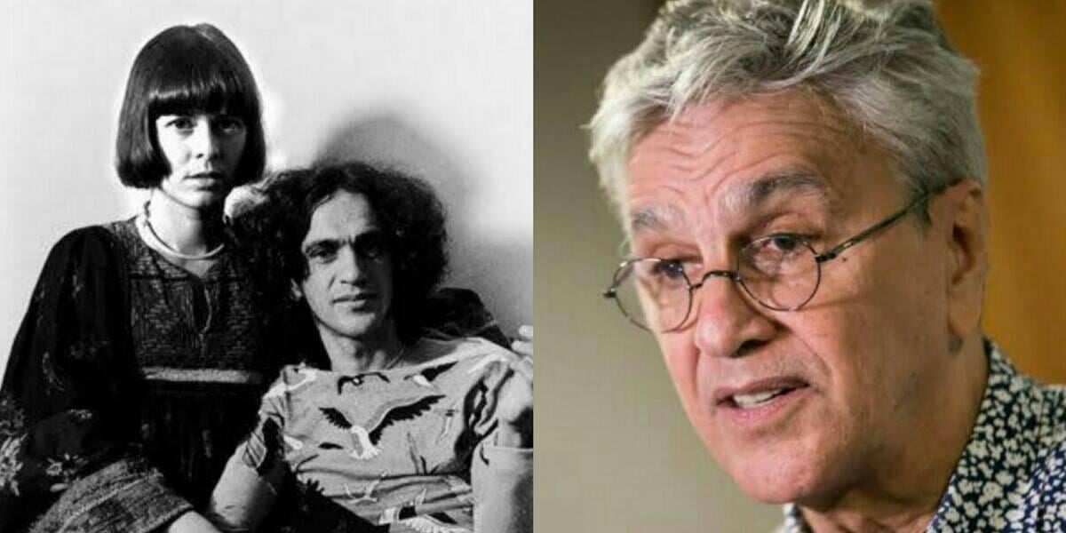 Caetano Veloso e sua ex- esposa, Dedé Gadelha (Foto: Reprodução)