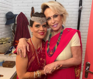 Ana Maria Braga e a filha (Foto montagem)