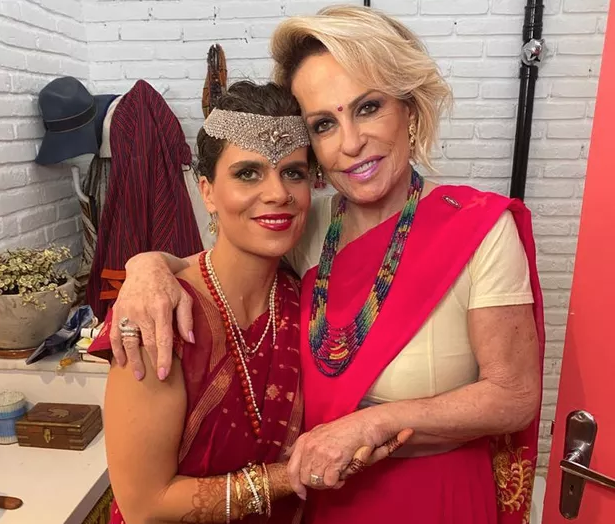 Ana Maria Braga e a filha (Foto montagem) 