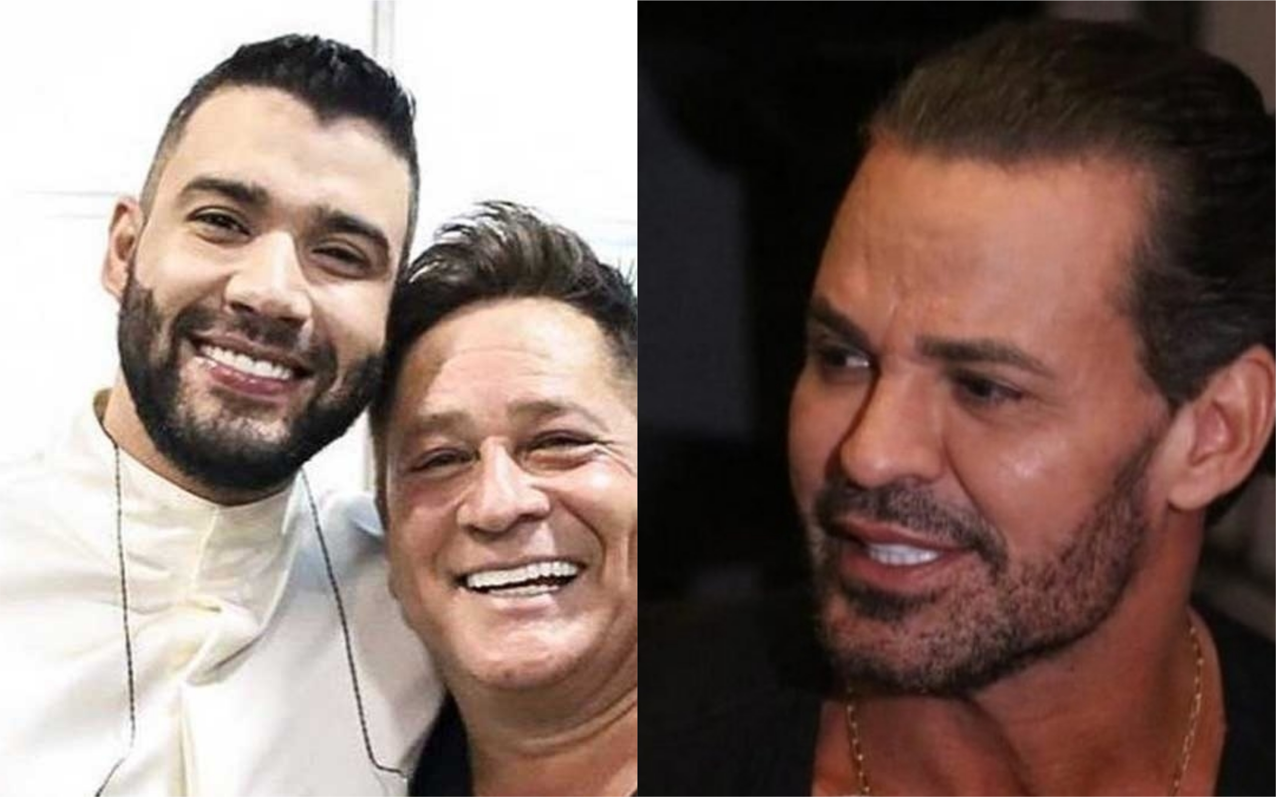 Leonardo e Gusttavo Lima anunciaram live e fãs de Eduardo Costa não gostaram (Foto: Divulgação)