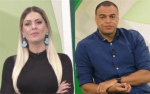 Renata Fan e Denilson apresentam o Jogo Aberto (Foto: reprodução/Band)