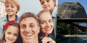 Luciano Huck e família (Foto: Montagem)