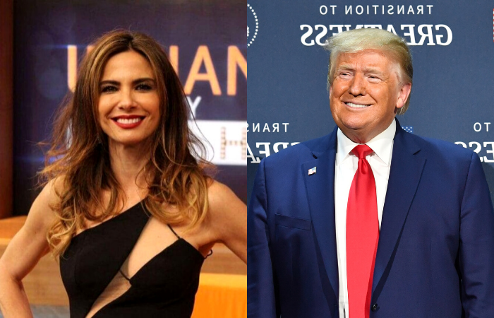 Luciana Gimenez e Donald Trump (Foto: Reprodução)