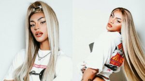 Pabllo Vittar surgiu somente de calcinha e blusa (Foto: Reprodução/ Instagram)